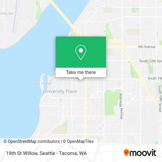 Mapa de 19th St Willow
