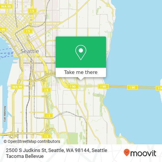 Mapa de 2500 S Judkins St, Seattle, WA 98144