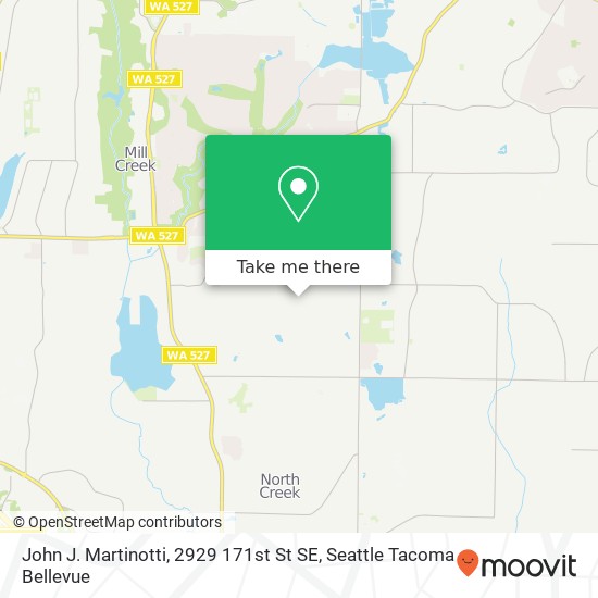 Mapa de John J. Martinotti, 2929 171st St SE