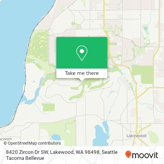 8420 Zircon Dr SW, Lakewood, WA 98498 map