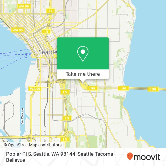 Poplar Pl S, Seattle, WA 98144 map