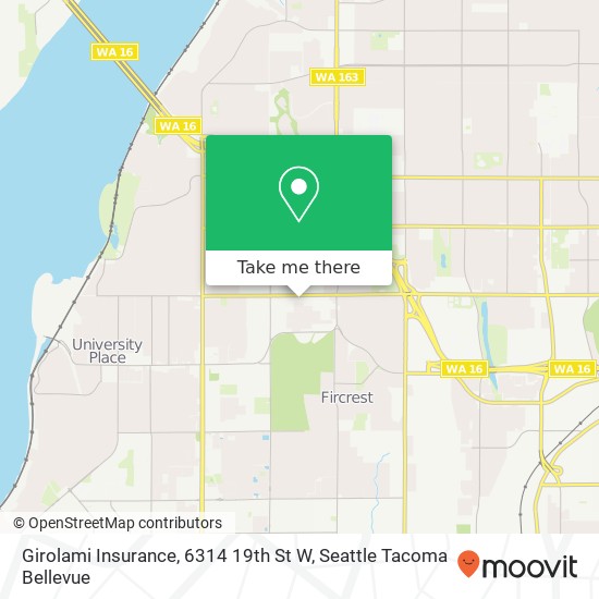 Girolami Insurance, 6314 19th St W map