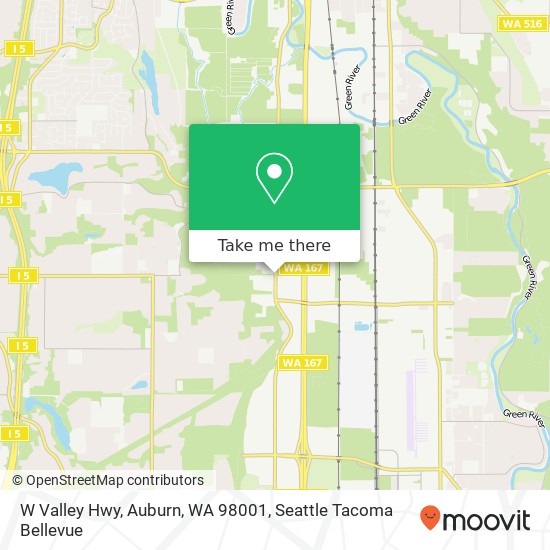 W Valley Hwy, Auburn, WA 98001 map