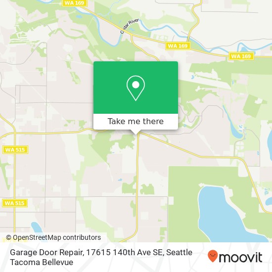 Garage Door Repair, 17615 140th Ave SE map