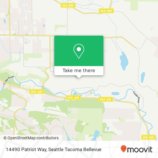 Mapa de 14490 Patriot Way, 14490 Patriot Way, Renton, WA 98059, USA