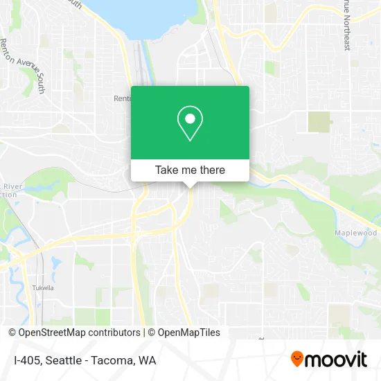 Mapa de I-405