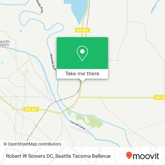 Mapa de Robert W Sowers DC, 9111 346th St S