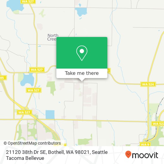 Mapa de 21120 38th Dr SE, Bothell, WA 98021