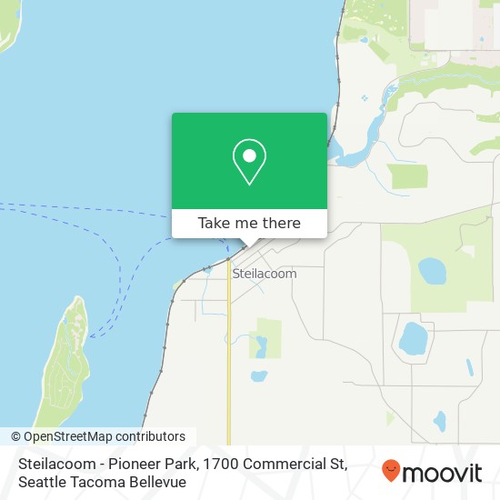 Mapa de Steilacoom - Pioneer Park, 1700 Commercial St