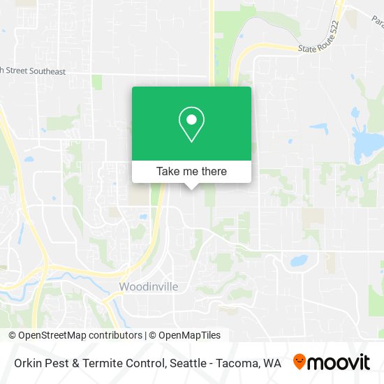 Mapa de Orkin Pest & Termite Control
