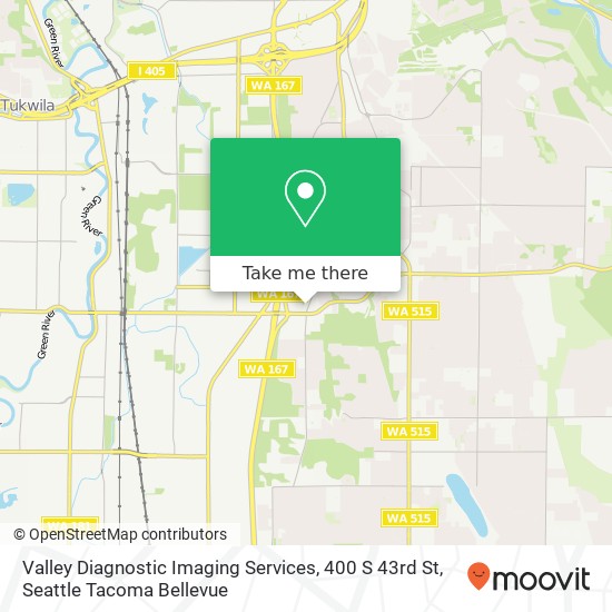 Valley Diagnostic Imaging Services, 400 S 43rd St map