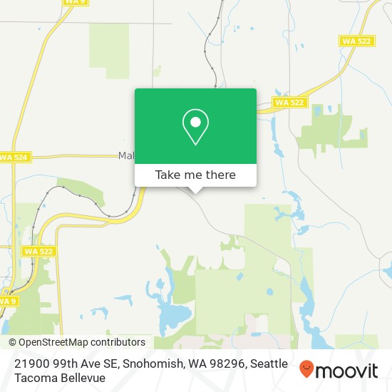 Mapa de 21900 99th Ave SE, Snohomish, WA 98296