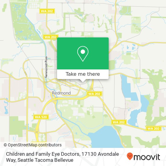 Children and Family Eye Doctors, 17130 Avondale Way map