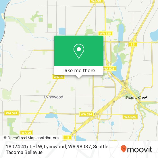 18024 41st Pl W, Lynnwood, WA 98037 map