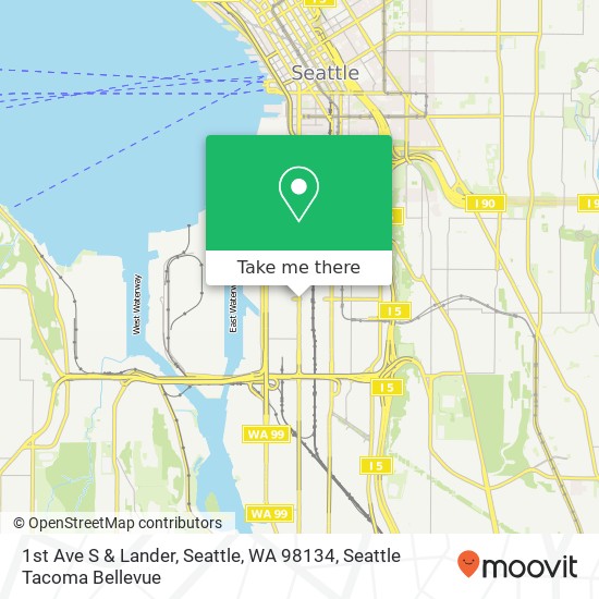 1st Ave S & Lander, Seattle, WA 98134 map