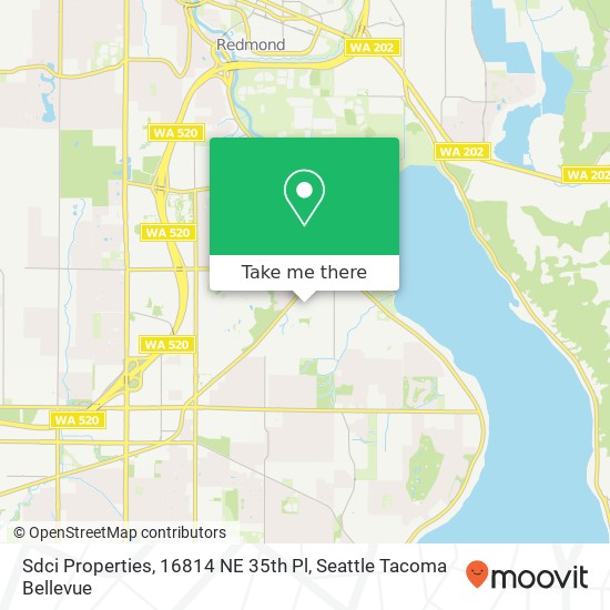 Sdci Properties, 16814 NE 35th Pl map