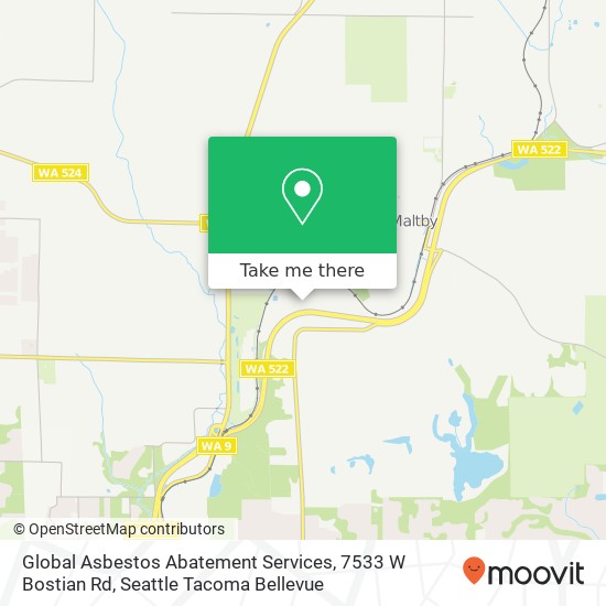 Global Asbestos Abatement Services, 7533 W Bostian Rd map