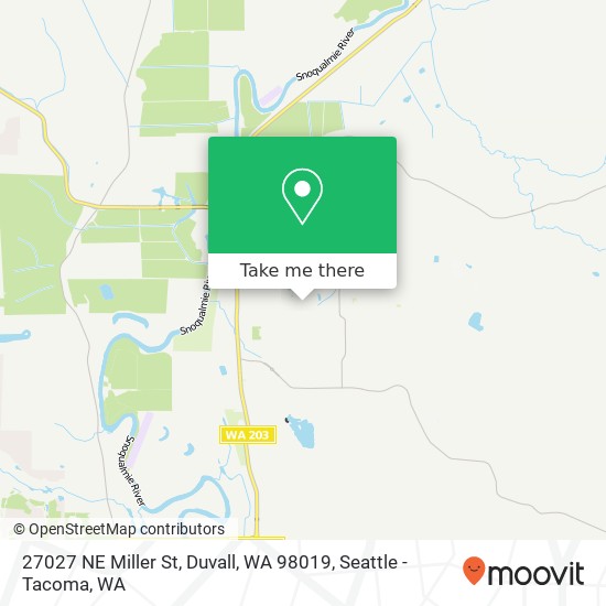 Mapa de 27027 NE Miller St, Duvall, WA 98019