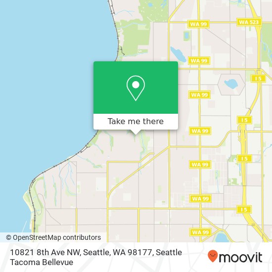 10821 8th Ave NW, Seattle, WA 98177 map