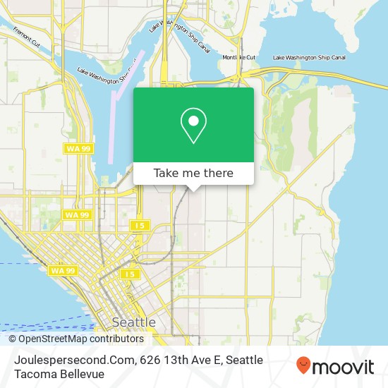 Mapa de Joulespersecond.Com, 626 13th Ave E