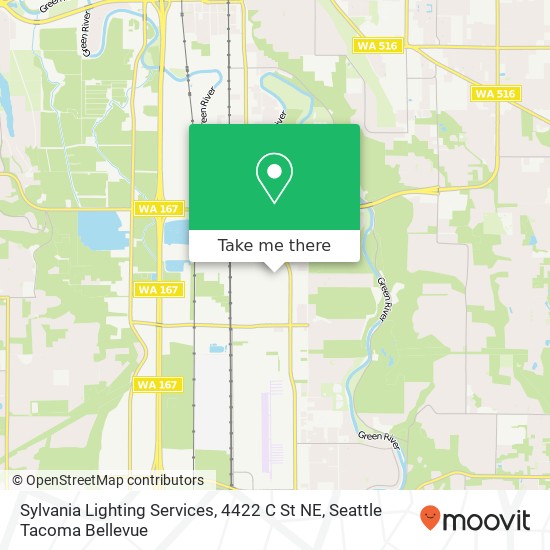 Sylvania Lighting Services, 4422 C St NE map