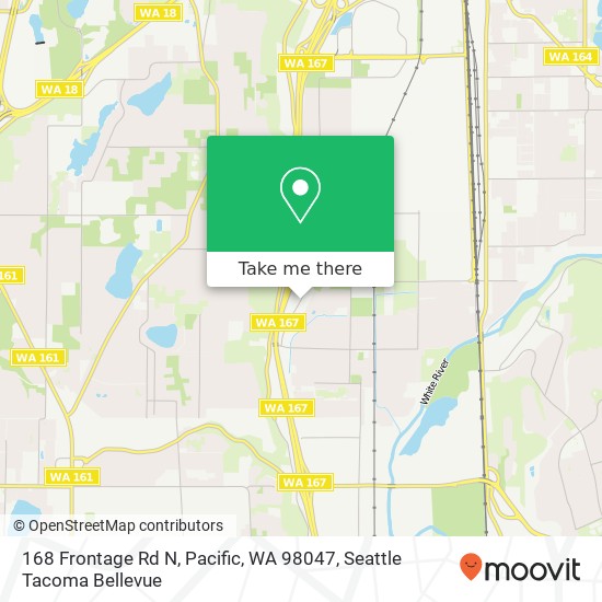 168 Frontage Rd N, Pacific, WA 98047 map