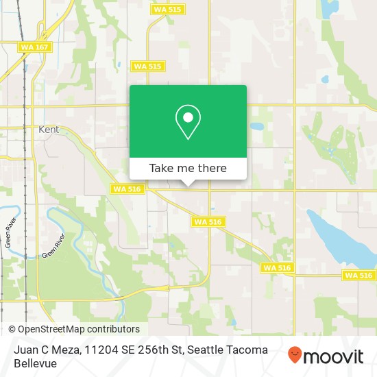 Juan C Meza, 11204 SE 256th St map