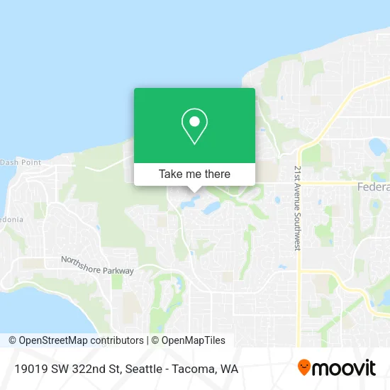 Mapa de 19019 SW 322nd St