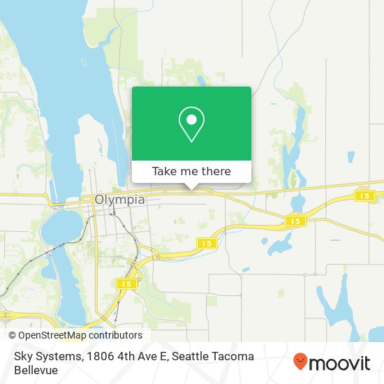 Mapa de Sky Systems, 1806 4th Ave E