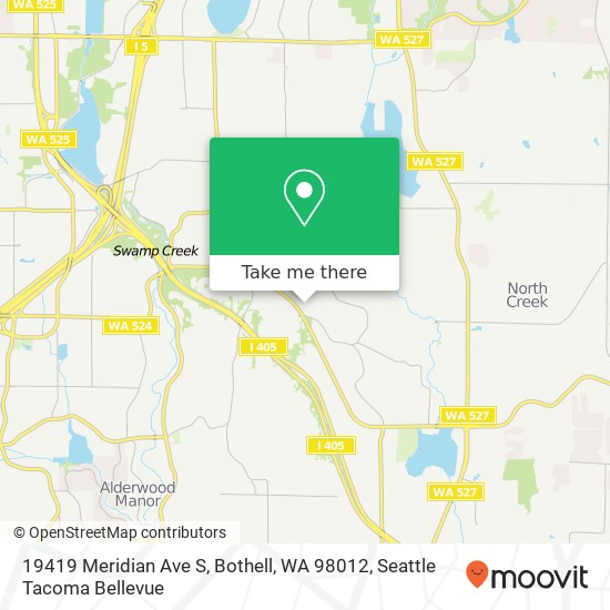 19419 Meridian Ave S, Bothell, WA 98012 map