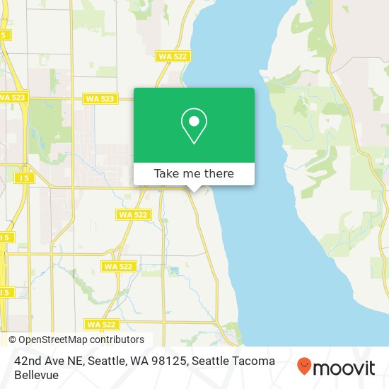 42nd Ave NE, Seattle, WA 98125 map