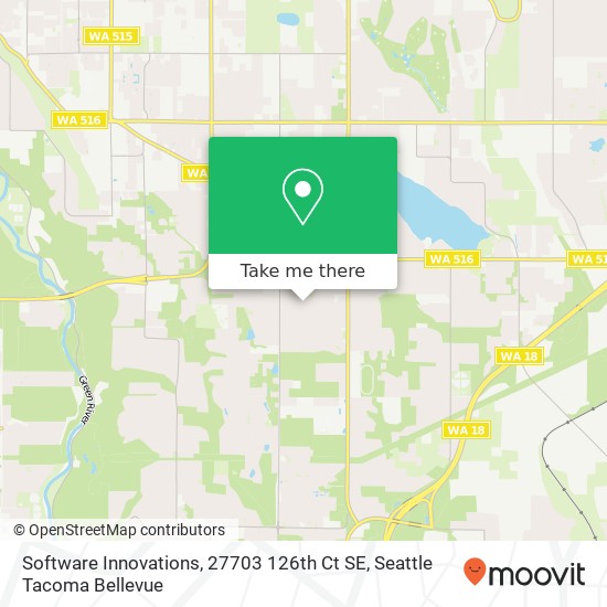 Mapa de Software Innovations, 27703 126th Ct SE