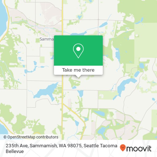 Mapa de 235th Ave, Sammamish, WA 98075