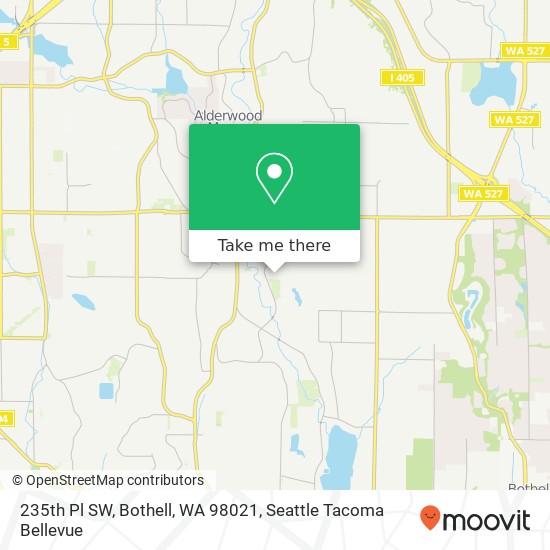 235th Pl SW, Bothell, WA 98021 map