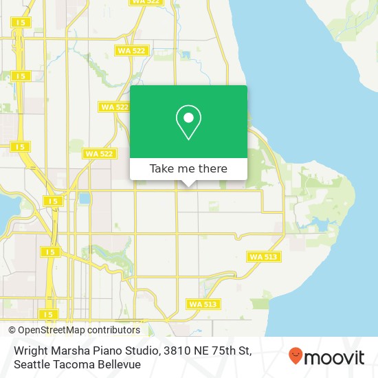 Wright Marsha Piano Studio, 3810 NE 75th St map