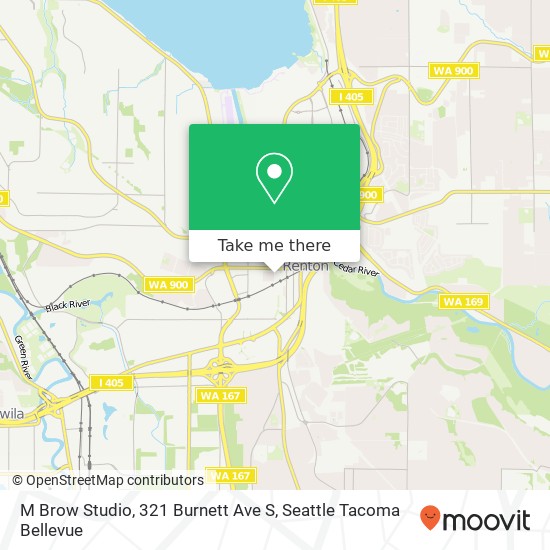 M Brow Studio, 321 Burnett Ave S map