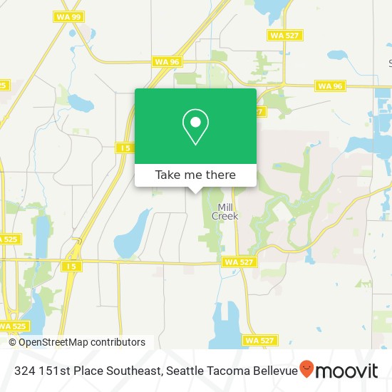 Mapa de 324 151st Place Southeast, 324 151st Pl SE, Lynnwood, WA 98087, USA