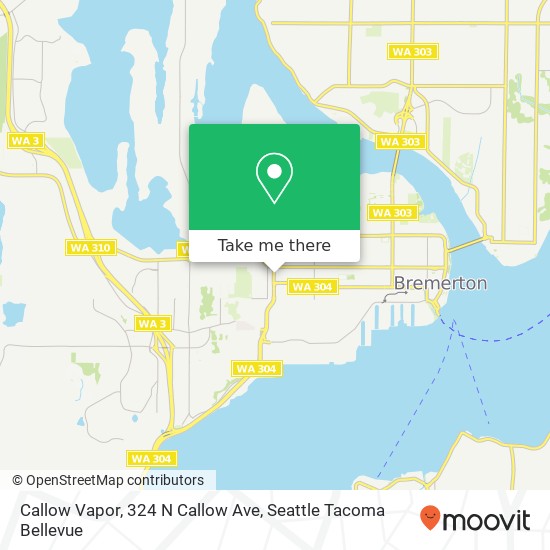 Mapa de Callow Vapor, 324 N Callow Ave
