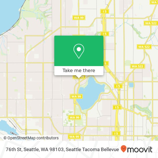 76th St, Seattle, WA 98103 map