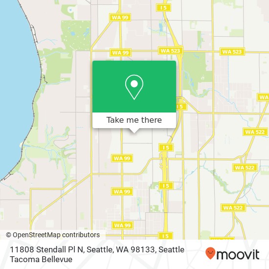 11808 Stendall Pl N, Seattle, WA 98133 map