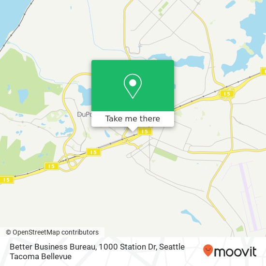 Mapa de Better Business Bureau, 1000 Station Dr