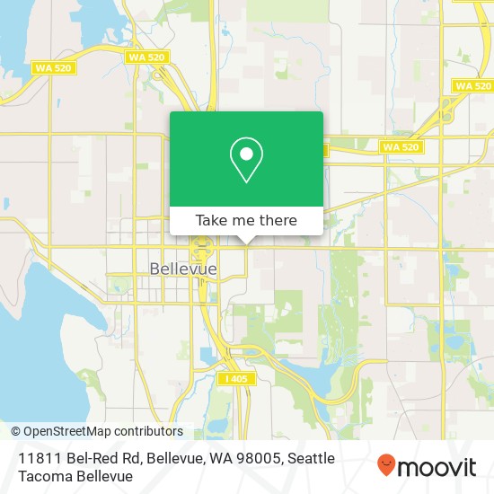 11811 Bel-Red Rd, Bellevue, WA 98005 map