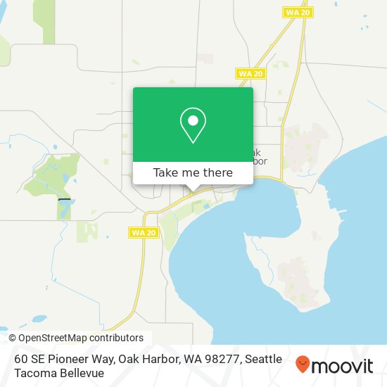 Mapa de 60 SE Pioneer Way, Oak Harbor, WA 98277