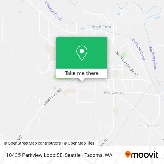 10435 Parkview Loop SE map