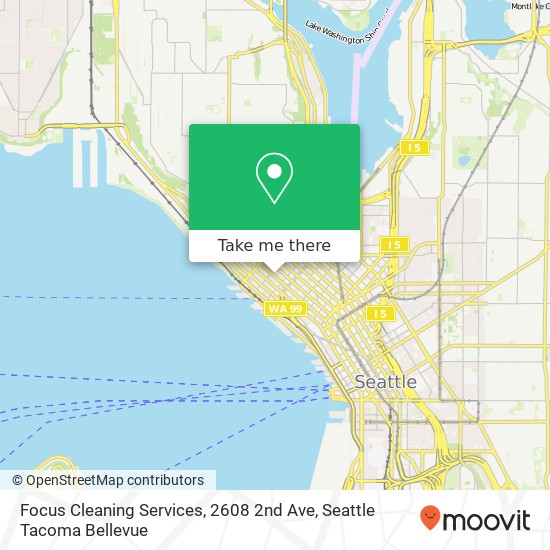 Mapa de Focus Cleaning Services, 2608 2nd Ave