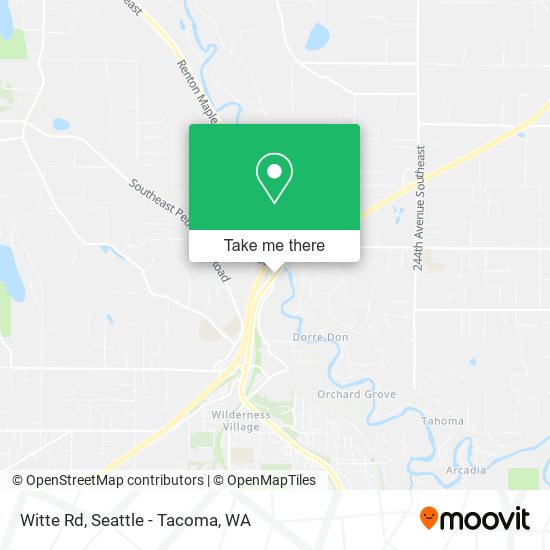 Witte Rd map