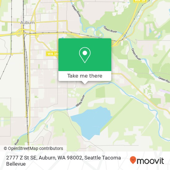 2777 Z St SE, Auburn, WA 98002 map