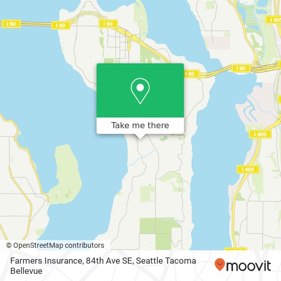 Farmers Insurance, 84th Ave SE map