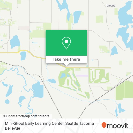 Mapa de Mini-Skool Early Learning Center, 3910 Yelm Hwy SE