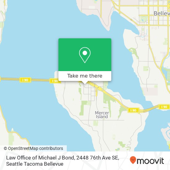 Law Office of Michael J Bond, 2448 76th Ave SE map